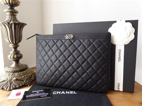 chanel boy caviar ruthenium hardware